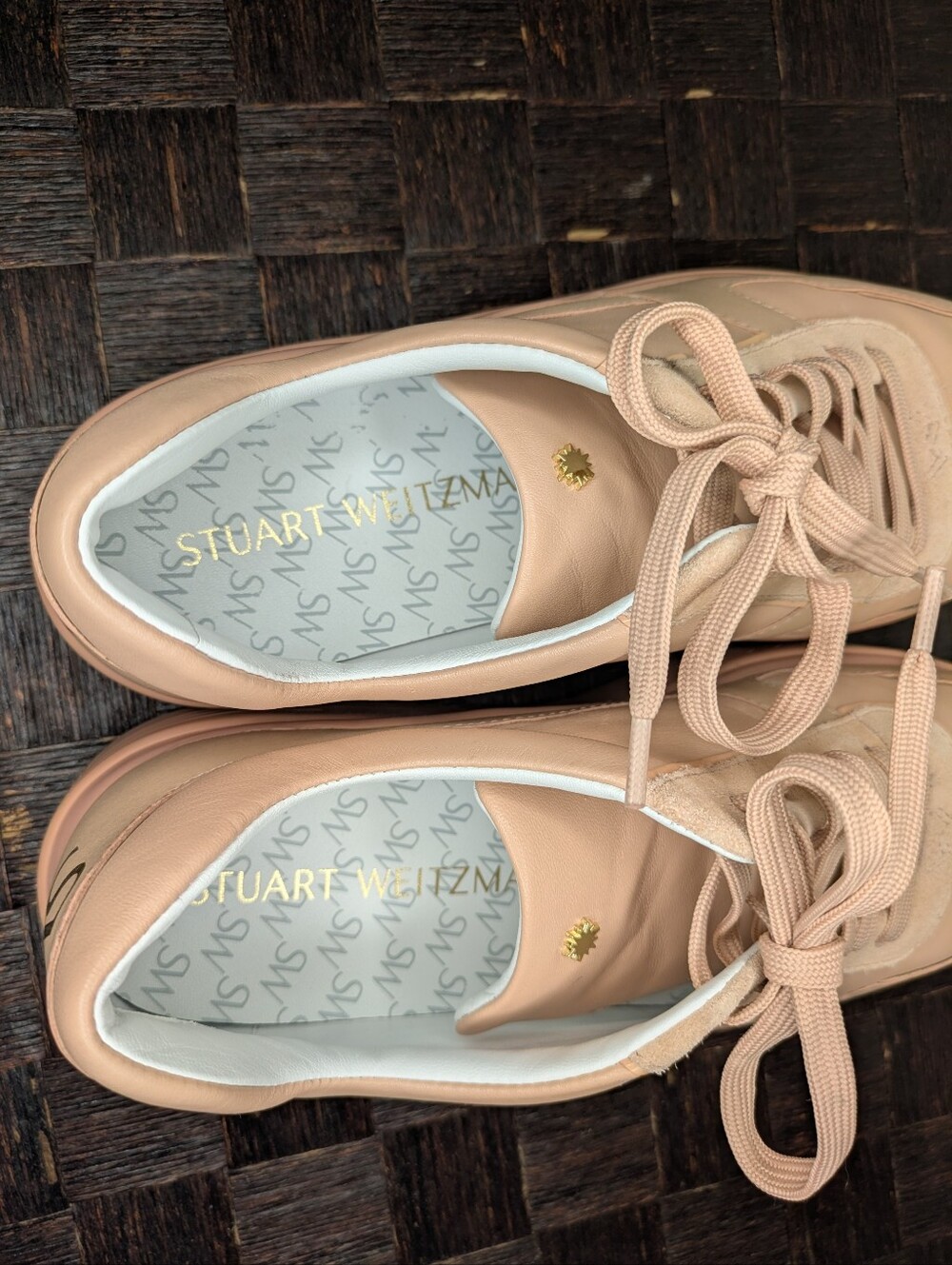 Stuart Weitzman Jaqi Platform Sneakers - Poudre Pink (Size 9 / 39.5) - Picture 13 of 15